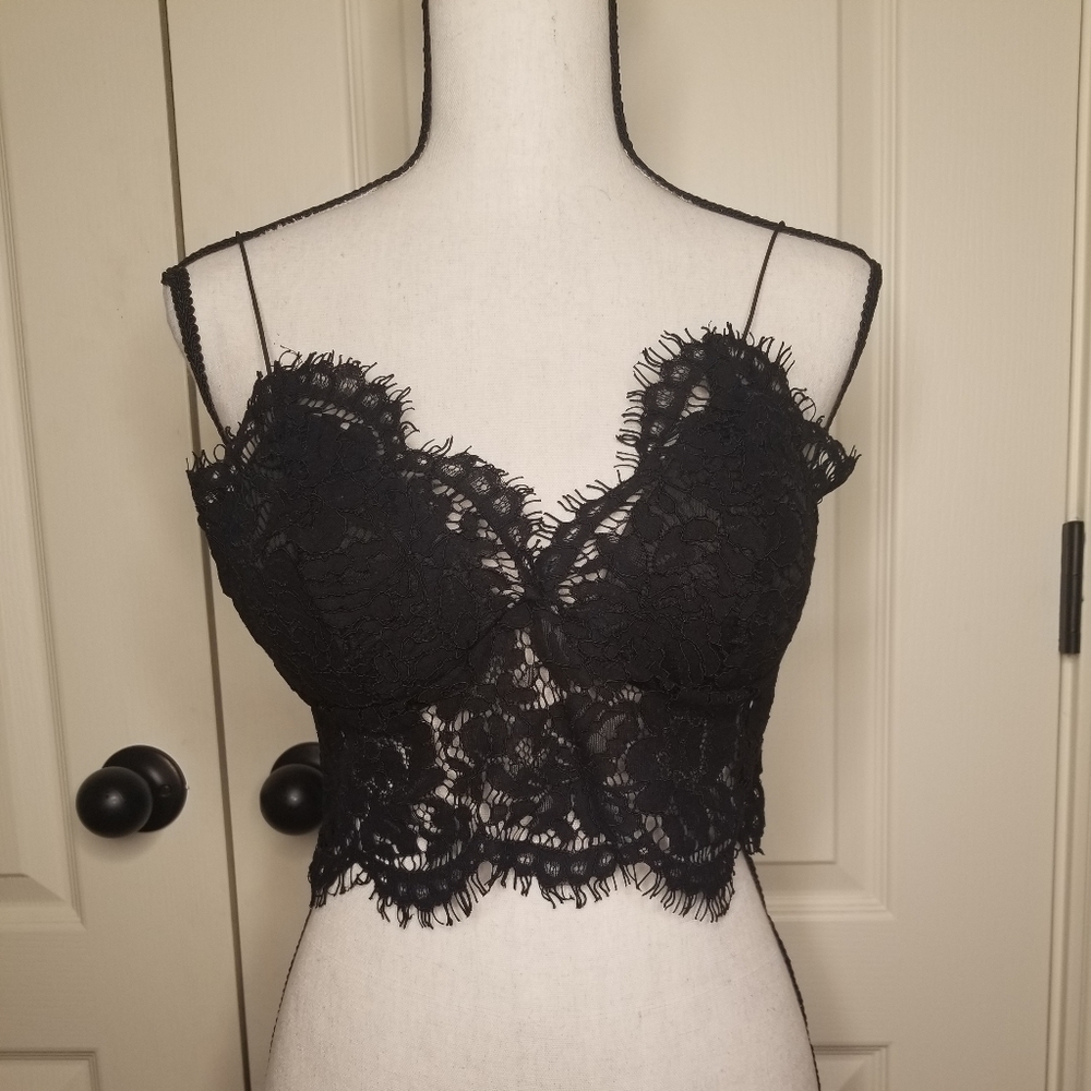 SHEIN Black Lace Bralette - Picture 3 of 7